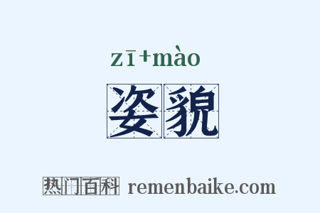 姿貌是什么意思的图片